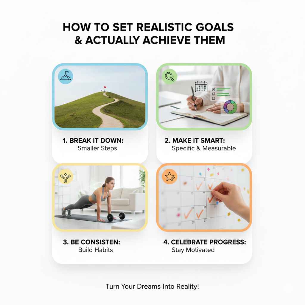 how to set realistic goals and actually achieve them 7 11zon